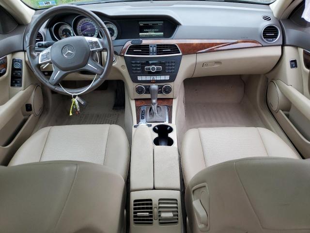 WDDGF8AB1EG192805 - 2014 MERCEDES-BENZ C 300 4MATIC BLACK photo 8