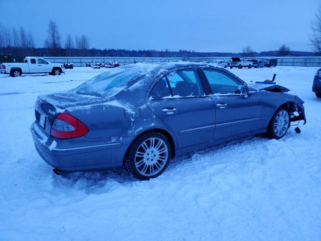 WDBUF87X48B319143 - 2008 MERCEDES-BENZ E 350 4MATIC BLUE photo 3