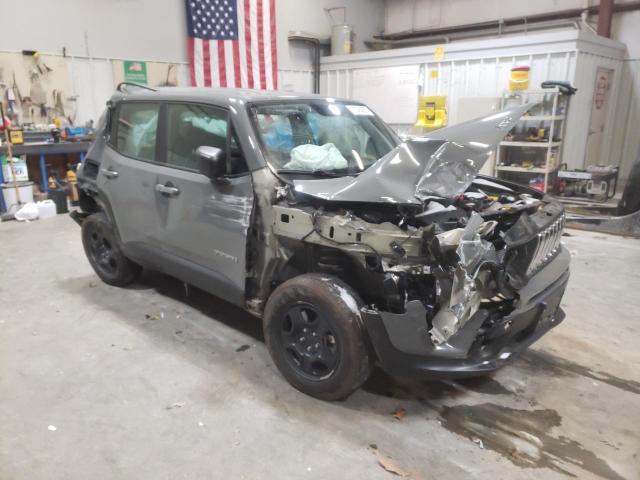 ZACNJBAB2LPL70277 - 2020 JEEP RENEGADE SPORT Մոխրագույն լուսանկար 4