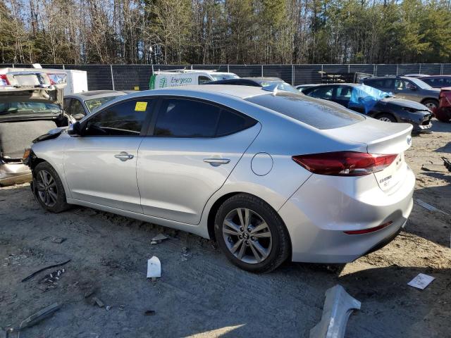 5NPD84LF2JH386538 - 2018 HYUNDAI ELANTRA SEL SILVER photo 2