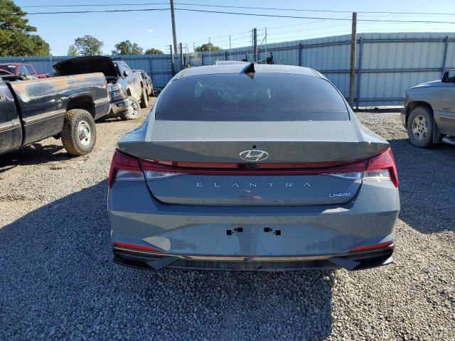 KMHLP4AG6NU282166 - 2022 HYUNDAI ELANTRA LIMITED GRAY photo 6