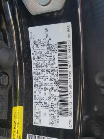 3TMJU4GN0EM156707 - 2014 TOYOTA TACOMA DOUBLE CAB PRERUNNER BLACK photo 12