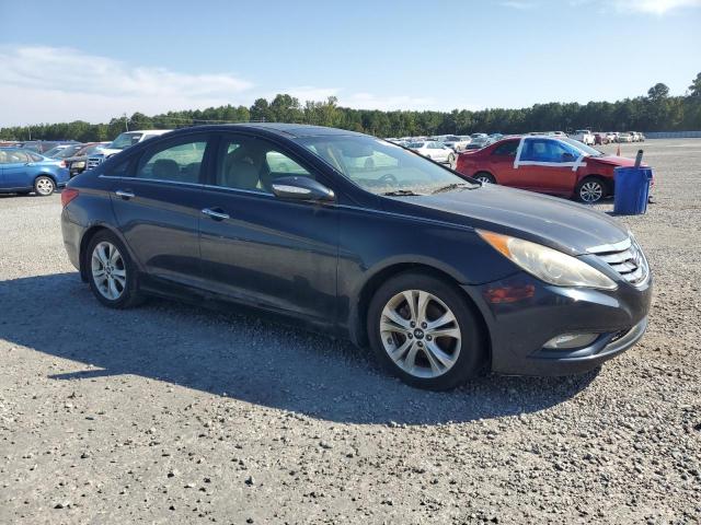 5NPEC4AC6DH687121 - 2013 HYUNDAI SONATA SE BLUE photo 4