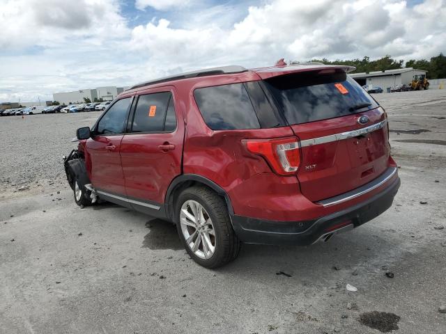 1FM5K7D83JGC12372 - 2018 FORD EXPLORER XLT Կարմիր լուսանկար 2