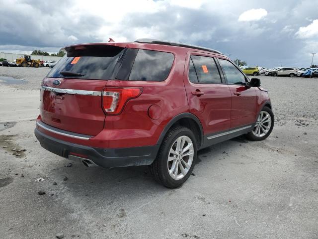 1FM5K7D83JGC12372 - 2018 FORD EXPLORER XLT Կարմիր լուսանկար 3