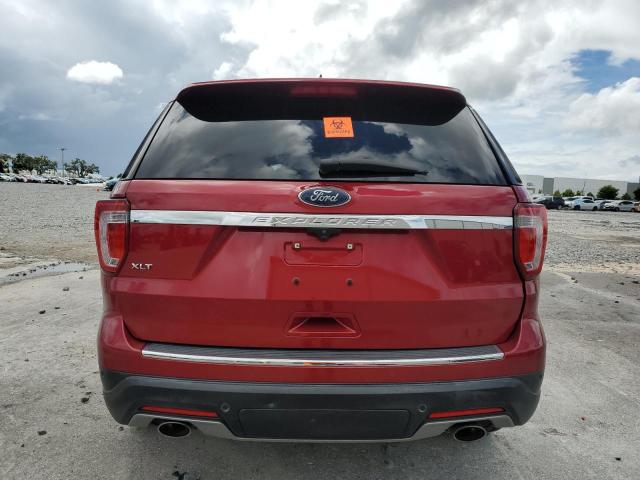 1FM5K7D83JGC12372 - 2018 FORD EXPLORER XLT Կարմիր լուսանկար 6