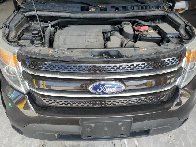 1FM5K8F82EGB30027 - 2014 FORD EXPLORER LIMITED BLACK photo 12