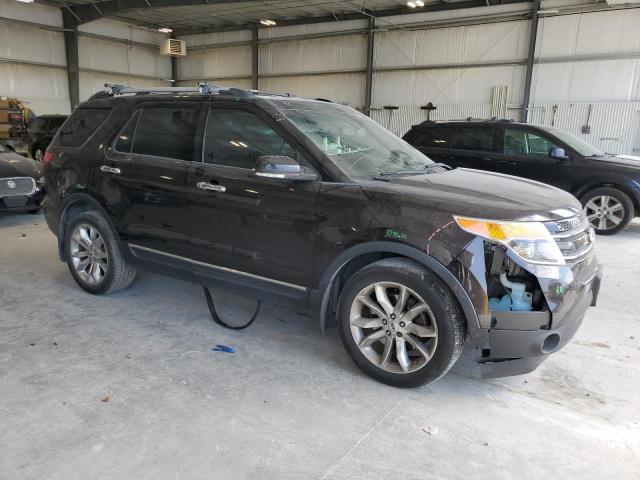 1FM5K8F82EGB30027 - 2014 FORD EXPLORER LIMITED BLACK photo 4