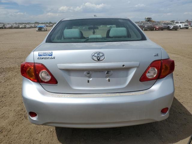 JTDBL40E99J046436 - 2009 TOYOTA COROLLA BASE SILVER photo 6