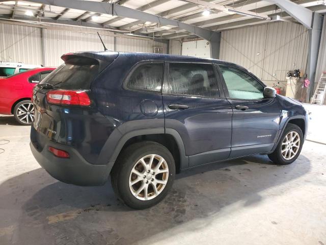 1C4PJLAB3EW149097 - 2014 JEEP CHEROKEE SPORT Көк фото 3