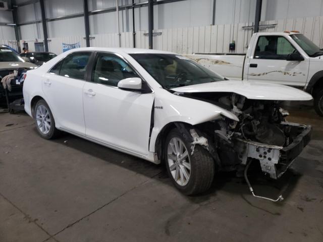 4T1BD1FK5CU033967 - 2012 TOYOTA CAMRY HYBRID WHITE photo 4