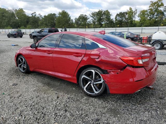 1HGCV1F35JA221659 - 2018 HONDA ACCORD SPORT წითელი ფოტო 2