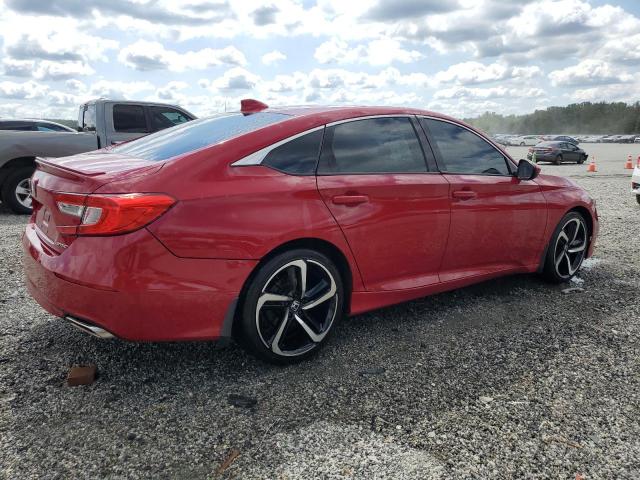 1HGCV1F35JA221659 - 2018 HONDA ACCORD SPORT წითელი ფოტო 3