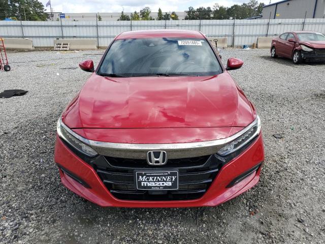 1HGCV1F35JA221659 - 2018 HONDA ACCORD SPORT წითელი ფოტო 5