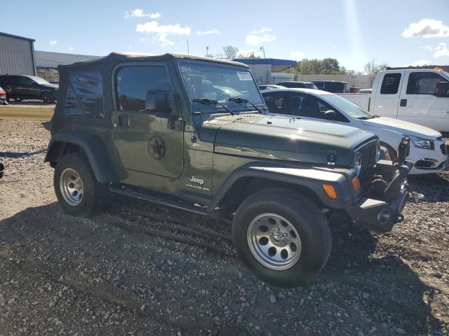 1J4FA291X6P753589 - 2006 JEEP WRANGLER / SE GREEN photo 4