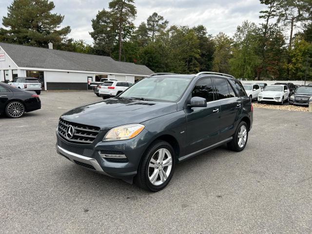 4JGDA5HB0CA036475 - 2012 MERCEDES-BENZ ML 350 4MATIC GRAY photo 1