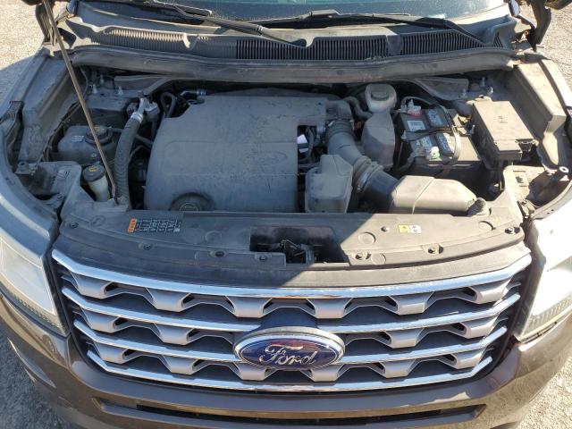 1FM5K8D80GGB66076 - 2016 FORD EXPLORER XLT BROWN photo 12