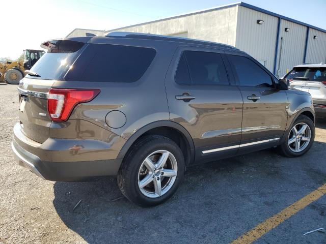 1FM5K8D80GGB66076 - 2016 FORD EXPLORER XLT BROWN photo 3