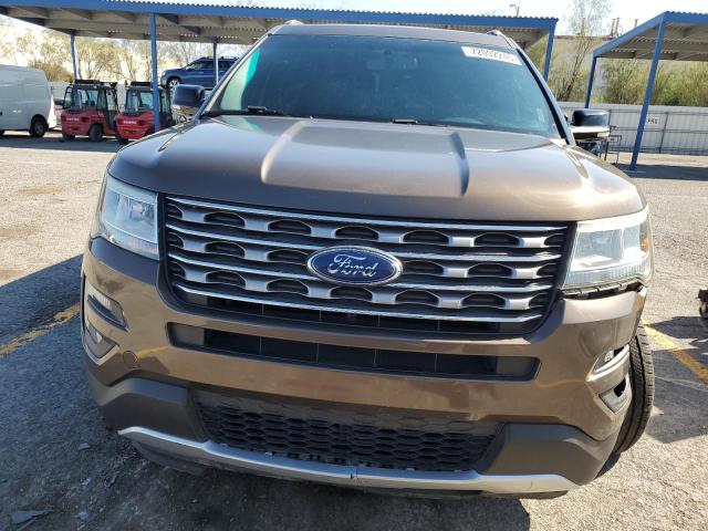 1FM5K8D80GGB66076 - 2016 FORD EXPLORER XLT BROWN photo 5