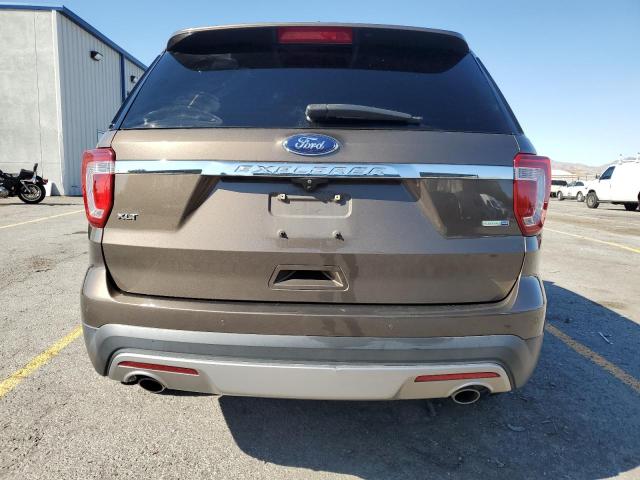 1FM5K8D80GGB66076 - 2016 FORD EXPLORER XLT BROWN photo 6