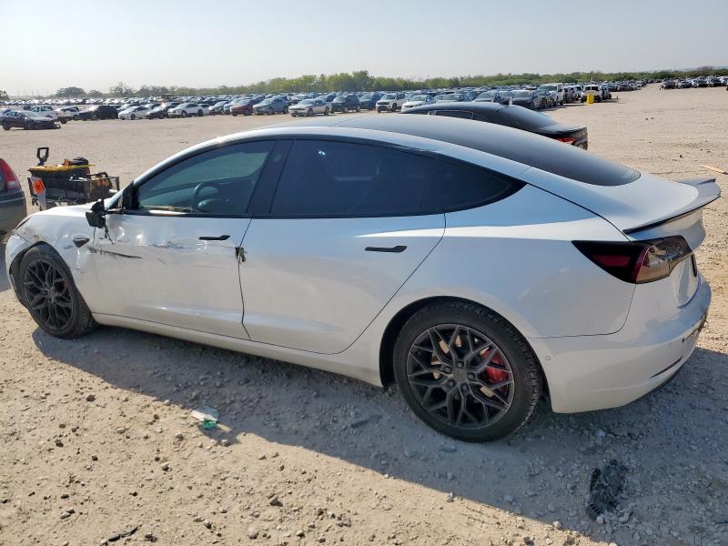 5YJ3E1EC8MF862719 - 2021 TESLA MODEL 3 WHITE photo 2