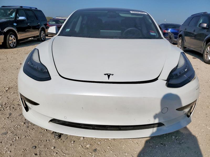 5YJ3E1EC8MF862719 - 2021 TESLA MODEL 3 WHITE photo 5