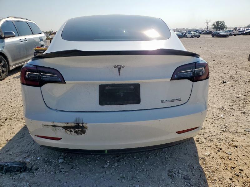 5YJ3E1EC8MF862719 - 2021 TESLA MODEL 3 WHITE photo 6