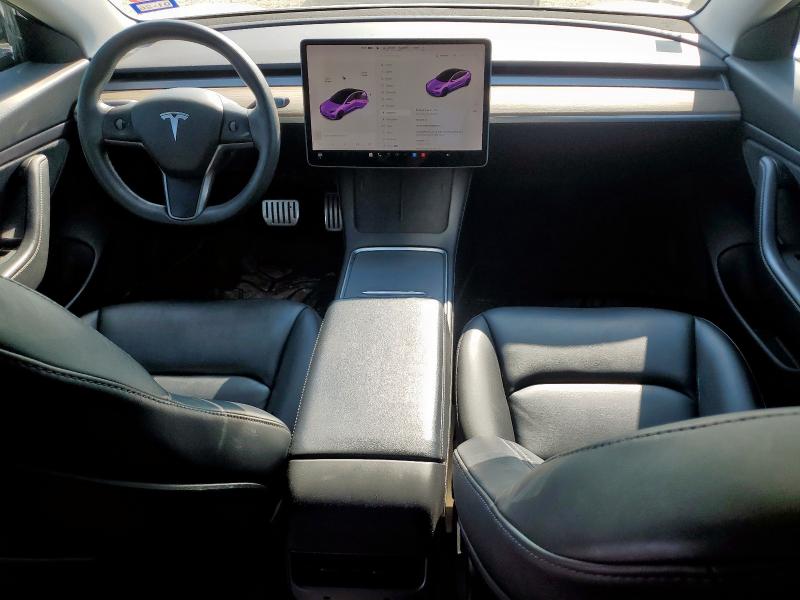 5YJ3E1EC8MF862719 - 2021 TESLA MODEL 3 WHITE photo 8