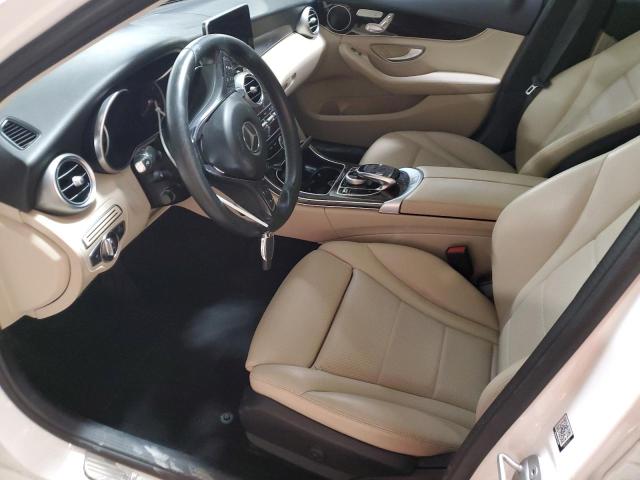 55SWF4KB0GU135360 - 2016 MERCEDES-BENZ C 300 4MATIC WHITE photo 7