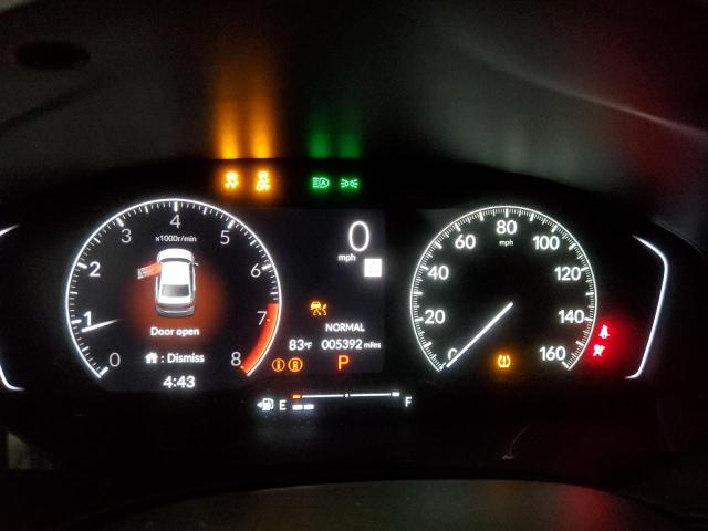 2HGFE2F57NH562153 - 2022 HONDA CIVIC SPORT შავი ფოტო 9