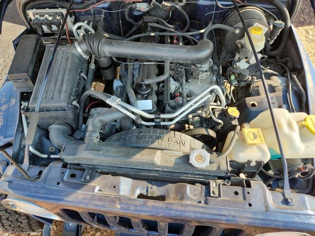 1J4FA39S84P765459 - 2004 JEEP WRANGLER X BLUE photo 12