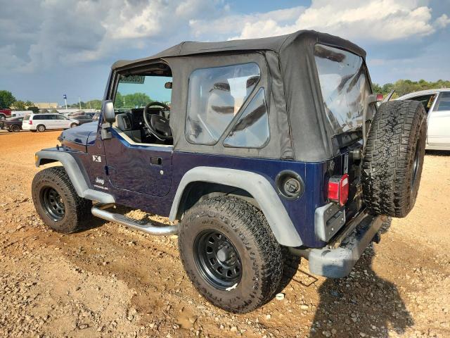 1J4FA39S84P765459 - 2004 JEEP WRANGLER X BLUE photo 2