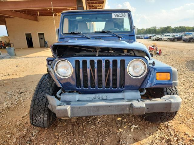 1J4FA39S84P765459 - 2004 JEEP WRANGLER X BLUE photo 5