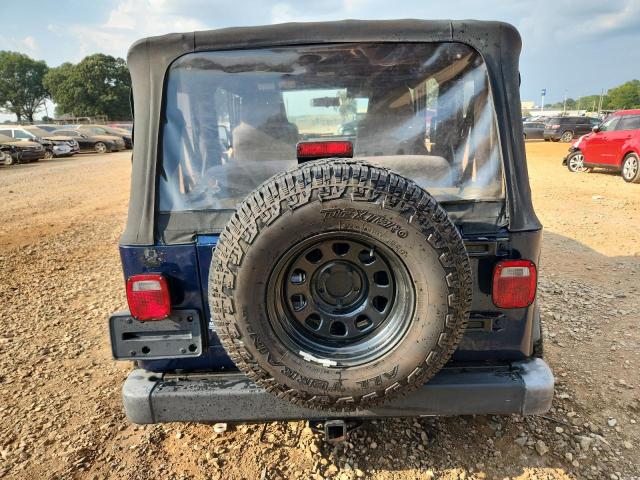 1J4FA39S84P765459 - 2004 JEEP WRANGLER X BLUE photo 6