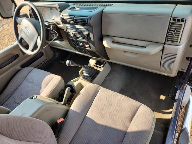 1J4FA39S84P765459 - 2004 JEEP WRANGLER X BLUE photo 8