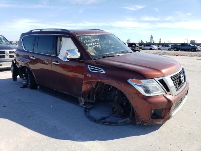 JN8AY2NE0J9730733 - 2018 NISSAN ARMADA PLATINUM ORANGE photo 4