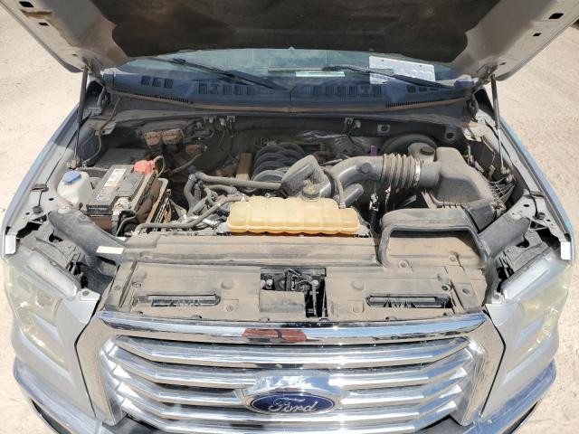 1FTEW1CF7FKE54785 - 2015 FORD F150 SUPERCREW SILVER photo 11