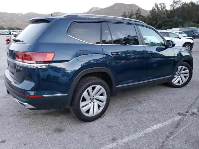 1V2BR2CA1MC595684 - 2021 VOLKSWAGEN ATLAS SEL BLUE photo 3