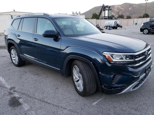 1V2BR2CA1MC595684 - 2021 VOLKSWAGEN ATLAS SEL BLUE photo 4
