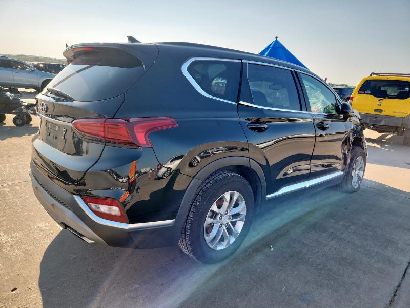 5NMS33AD1LH203633 - 2020 HYUNDAI SANTA FE SEL BLACK photo 3