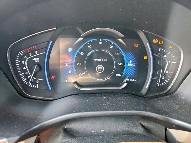 5NMS33AD1LH203633 - 2020 HYUNDAI SANTA FE SEL BLACK photo 9