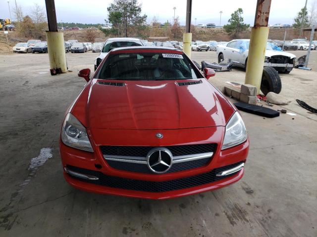 WDDPK4HA3EF075685 - 2014 MERCEDES-BENZ SLK 250 RED photo 5