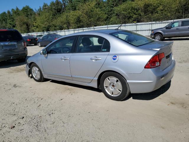 JHMFA36288S020710 - 2008 HONDA CIVIC HYBRID SILVER photo 2