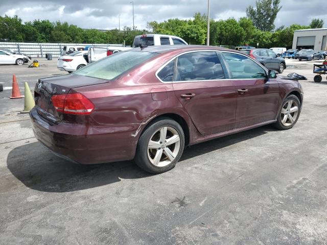 1VWBP7A3XDC042246 - 2013 VOLKSWAGEN PASSAT SE 紫色 照片 3