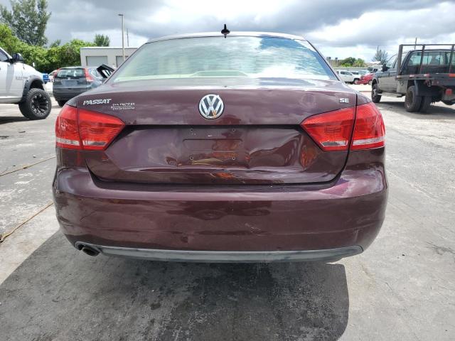 1VWBP7A3XDC042246 - 2013 VOLKSWAGEN PASSAT SE 紫色 照片 6