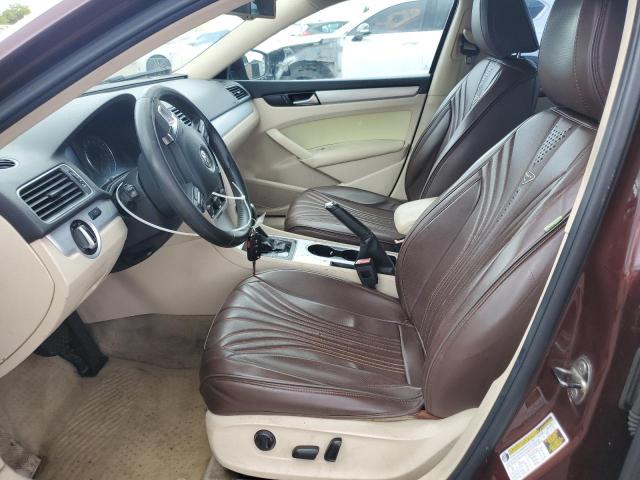 1VWBP7A3XDC042246 - 2013 VOLKSWAGEN PASSAT SE 紫色 照片 7