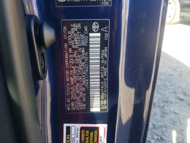 JTKDE177460119215 - 2006 TOYOTA SCION TC Mavi foto 12