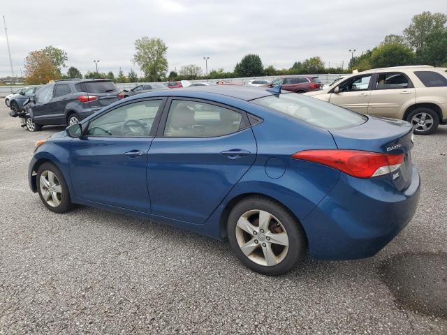 KMHDH4AE0DU993568 - 2013 HYUNDAI ELANTRA GLS BLUE photo 2