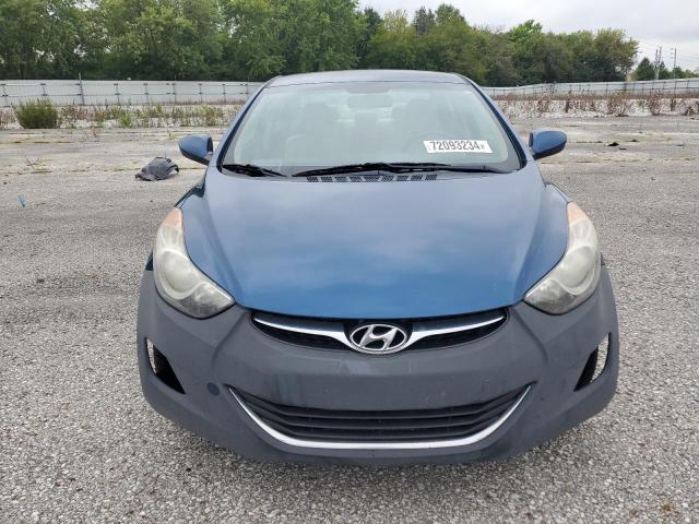 KMHDH4AE0DU993568 - 2013 HYUNDAI ELANTRA GLS BLUE photo 5