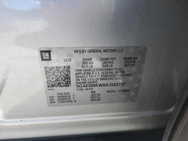 5GAERBKWXKJ183737 - 2019 BUICK ENCLAVE ESSENCE Արծաթագույն լուսանկար 14